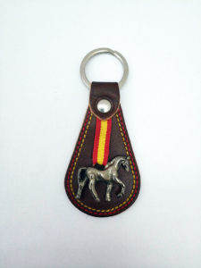 Llavero caballo metal