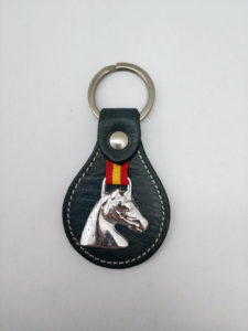 Llavero cabeza de caballo metal